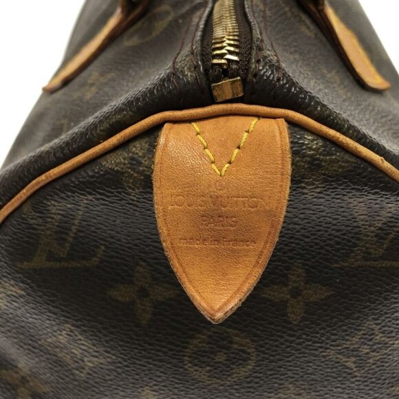 100% Authentic LOUIS VUITTON Speedy 30 Monogram Handbag - Picture 8 of 12